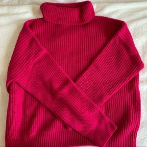 superdown pink turtleneck sweater